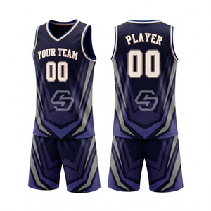 Shorts de sport unisexes en jersey 100 % polyester respirant et personnalisable avec numéros d'équipe pour le basketball - Product Image 3