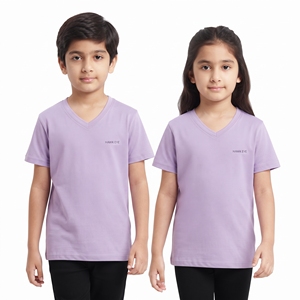 เสื้อยืดคอกลมแขนสั้นคุณภาพสูงสำหรับเด็ก ใส่ได้ทุกวัน สไตล์ลำลอง - Product Image 4