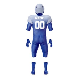 Uniforme de Fútbol Americano Sublimado Personalizado de Alta Calidad, Conjunto de Jersey y Pantalones, Absorbe la Humedad, Ropa Deportiva Resistente para Equipos - Product Image 3