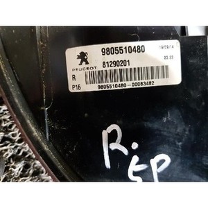 3008 Phase II 2013-2016 RIGHT Right <b>Rear</b> Tail <b>Light</b> Used OEM 9805510480 - Product Image 4
