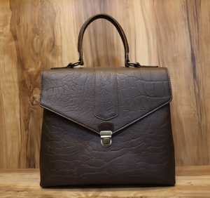 Bolso de cuero genuino para hombre, bandolera de hombro de negocios, bolsos de mensajero para hombre, bolso con patrón de cocodrilo de oficina, maletines de cuero - Product Image 1