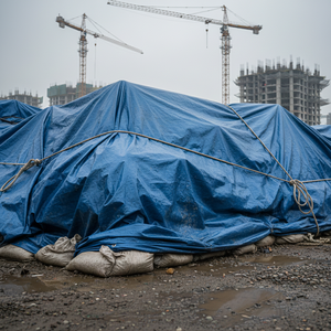 Lámina de PVC Resistente a Desgarros de Grado Industrial para Construcción, para Constructores, Contratistas y Materiales de Construcción - Product Image 6