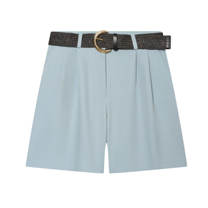Shorts décontractés pour femmes, 4 coloris, fermeture éclair, couleur unie, mode - Product Image 3