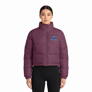 New Winter Custom Women Long Sleeve Solid Color Puffer <b>Coats</b> Jacket Plus Size Casual Warm Women's Bubble Jackets - Product Image 5