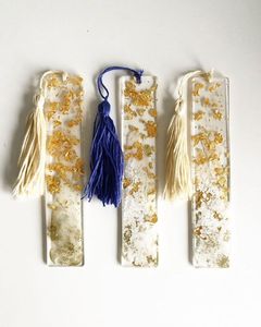 Marcapáginas de Resina Personalizado Hecho a Mano con Diseño Floral para Lectores, Estudiantes, Maestros, Amantes de los Libros, Regalo - Product Image 4