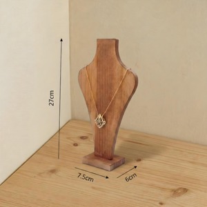 <b>Wooden</b> Necklace Display Stand For Home Organization Jewelry Storage Dressing <b>Table</b> Decor And Boutique Showcase From India - Product Image 3