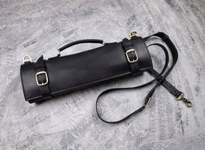 Sac de Chef en Cuir Véritable OEM Personnalisé, Robuste, Anti-Odeur, Durable, pour Ranger les Couteaux, LSKR-0038 - Product Image 2