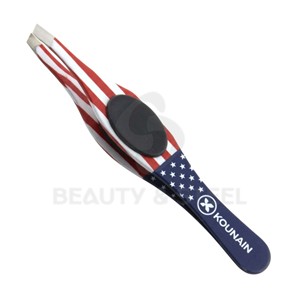 Pinzas de Precisión para Cejas de Acero Inoxidable con Diseño de Hoja de Arce Canadiense y Almohadillas Antideslizantes para un Depilado sin Esfuerzo - Product Image 3