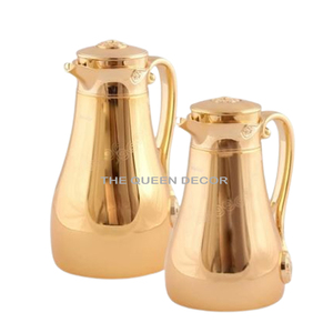 Carafe en acier inoxydable de haute qualité, forme ronde, finition blanche imprimée, personnalisable, pour usage domestique, vente directe - Product Image 3