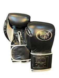 Guantes de Boxeo Profesionales No Boxing No Life de Cuero Vacuno Premium, Ligeros, con Correa de Muñeca Ajustable y Cierre de Gancho y Bucle - Product Image 6