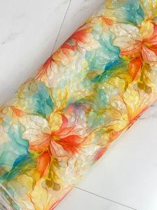 Tela de Algodón Puro con Estampado Floral Digital y Lentejuelas, 44 Pulgadas de Ancho, Material Textil Transpirable de Alta Calidad para Trajes de Diseñador para Mujer - Product Image 1