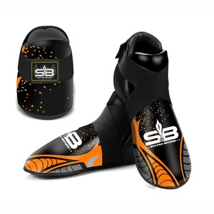 Protectores de Espinillas de Boxeo Unisex Personalizados con Parte Superior de PU y Neopreno, para MMA, Muay Thai, Kickboxing, Entrenamiento, Protección para Pies, Todas las Temporadas, OEM, ODM - Product Image 6