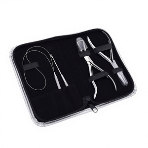TEEJAY's Best Selling Hair Extension <b>Plier</b> <b>set</b> #15071 Micro Beads Hair Extension <b>Pliers</b> ,Hook Needle and Loop wire <b>set</b> - Product Image 3
