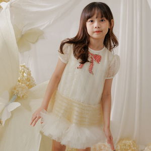 strapless open back dress A-Line/Princess Short Sleeves Floor Length Girl Party Dresses with Rhi