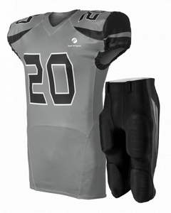 ชุดยูนิฟอร์มอเมริกันฟุตบอลขายส่ง ดีไซน์ล่าสุด ชุดยูนิฟอร์มอเมริกันฟุตบอลพร้อมแผ่นรองไหล่ - Product Image 1