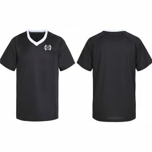 Maillot de rugby en mesh personnalisé avec logo brodé, design gratuit, respirant, manches courtes, uniforme de football en polyester - Product Image 2