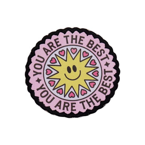 Cute Cloud Rainbow Patch Soft PVC Badge Anime Cartoon Style Irregular Shape Safety <b>Pin</b> Attachment Customized Decorative Patch - Product Image 2