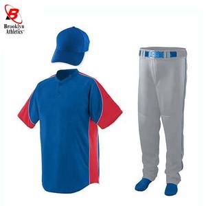 Las mejores camisetas de béisbol de la Liga Menor de 100% poliéster Unisex, conjuntos de ropa deportiva, opción de talla grande, uniforme de béisbol Unisex por sublimación - Product Image 1