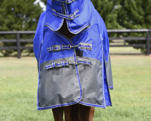 Invierno impermeable transpirable 900D Ripstop caballo Turnout alfombra correas de liberación rápida Anti-Rub cuello hombro diseño ligero Nylon - Product Image 4