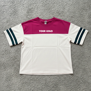 เสื้อยืดผู้หญิงสีขาวล้วน ผ้าฝ้าย แขนสั้น สไตล์ลำลอง สำหรับฤดูร้อน ตกแต่งด้วยลายปักและดีไซน์รู สามารถปรับแต่งได้ - Product Image 4