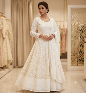 Tela Georgette de Viscosa Pura - Tejido Arrugado Semitransparente Premium Teñible con Revestimiento de PA de Alto Gramaje para Sarees, Lehengas, Trajes Étnicos - Product Image 2