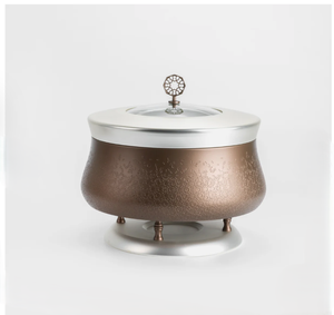 Hot Selling Elegant Chafing Dish with Lid Metal Food Warmer <b>Buffet</b> <b>Server</b> Arabic Style Dining Serveware for wedding - Product Image 2