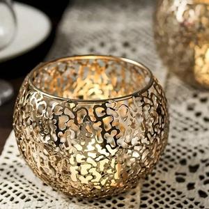 Porte-bougie design cristal, décoration intérieure, autre support à bougie brillant, bougie votive intérieure et extérieure - Product Image 2