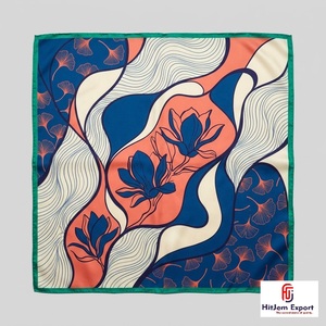 Écharpe imprimée en tissu doux, foulard blanc, personnalisation de marque, OEM ODM, fabricant textile, produits textiles sur mesure Bali - Product Image 6