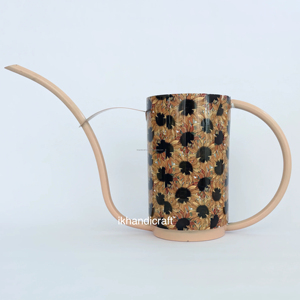 Regadera de Metal de Zinc con Estampado de Plumas de Pavo Real, Ecológica, con Boquilla Larga, 1.5L, Acabado Pintado Duradero, para Interiores y Exteriores - Product Image 5