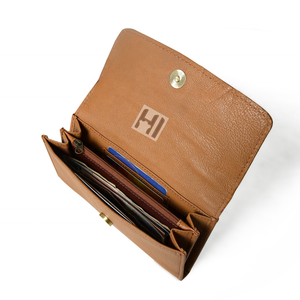 Cartera de Cuero Vacuno Vintage para Mujer, con Bloqueo RFID, Estilo Bohemio Occidental, con Múltiples Ranuras para Tarjetas - Product Image 5