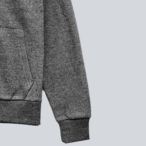 Oem Custom <b>Zip</b> Hoodie Winter Casual Solid 100% Cotton Oversized Boxy Double Zipper Pocket Windproof Sweatshirt Wholesale Men - Product Image 5
