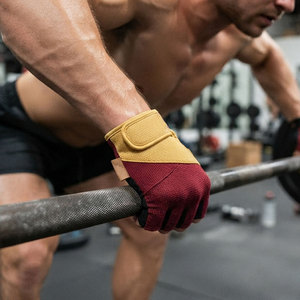 Gants de fitness pour hommes absorbant les chocs, équipement d'exercice fiable, légers, en tissu maillé doux pour la peau, gants de musculation - Product Image 6