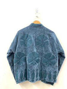 Soft Velvet Suzani Winter Regular Finished Cotton Reversible Embroidered Handmade Jacket with Cotton Lining - Product Image 2