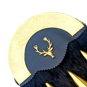 Sporran écossais léger unisexe en fourrure de lapin de haute qualité, accessoires d'instruments de musique écossais, couleur et logo personnalisables, toutes tailles - Product Image 4