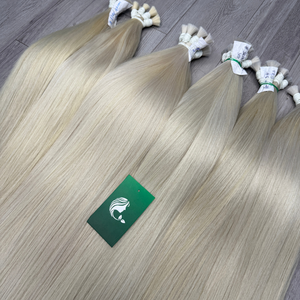 Cabello humano liso rizado trenzado a granel sin trama Afro rizado recto 100% cabello humano 3 paquetes mucho cabello a granel para trenzar - Product Image 1