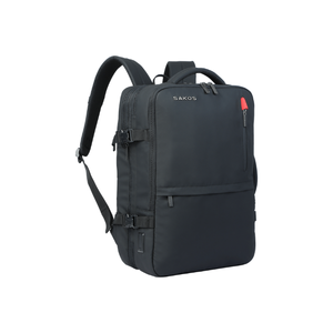 Sac à dos avec port USB, ceinture à coussin d'air, capacité de 24 L, polyester, SAKOS PLENA SBV172BKNG00, élégant, moderne, imperméable, pour ordinateur portable - Product Image 4