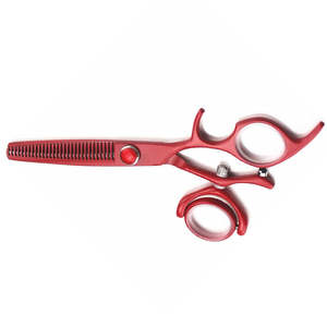 Ciseaux de Salon Professionnels de Qualité Supérieure, Ciseaux à Effiler les Cheveux, Acier Inoxydable de Grade A+, Lame Tranchante, Long Manche, Utilisation par les Barbiers - Product Image 3