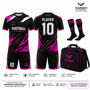 Wholesale Sublimated Soccer Jersey Set Customized Name And <b>Number</b> Football Jersey Short Socks And Sports Bag Kit - Product Image 1