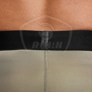 Pantalons de compression haute performance pour hommes, respirants, séchage rapide, en Spandex/Polyester, vêtements de sport, style long, logo personnalisé - Product Image 4