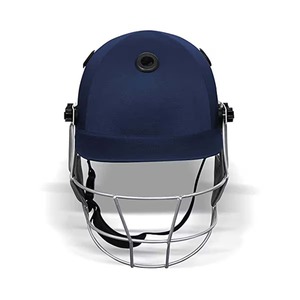 Casco de Cricket Azul Marino con Protector Facial, Ajustable, Ventilado, Casco Deportivo Doble - Product Image 2