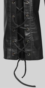 กางเกงหนังผูกเชือก - สไตล์ - Product Image 3