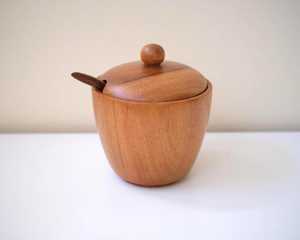 Wooden Spice <b>Jar</b> with Wooden Lid 250mL Capacity Eco-Friendly Durable Classic Design Multifunction <b>Kitchen</b> Countertop <b>Storage</b> - Product Image 4