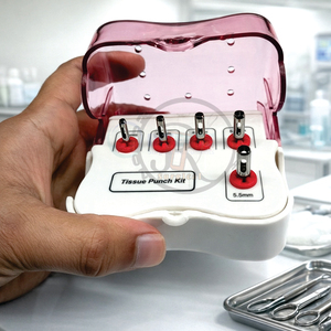 Manual Stainless Steel Dental Implant Tissue <b>punch</b> kit <b>Set</b> - Product Image 1