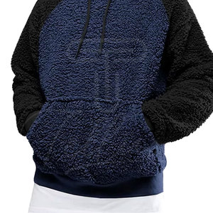 Wholesale New 2025 Design Premium 100% Cotton <b>Sherpa</b> Fleece <b>Hoodies</b> for <b>Men</b> Women Breathable Customized Oversized Fit Zipper - Product Image 6