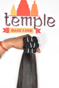 Venta al por mayor paquete de color natural indio cabello negro mujeres barato cutícula alineada procesamiento ninguno máquina doble trama cabello humano - Product Image 3