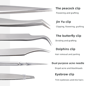 Pince à épiler professionnelle pour extensions de cils, outil d'isolation de précision pour application individuelle des cils, utilisation en salon et à domicile - Product Image 3