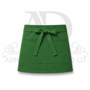 Delantal de Bistro Personalizado, Delantal de Cintura para Restaurante, Delantal de Chef y Camarero con Bolsillos para Hotel, Cafetería, Panadería, Uniforme de Cocina - Product Image 5