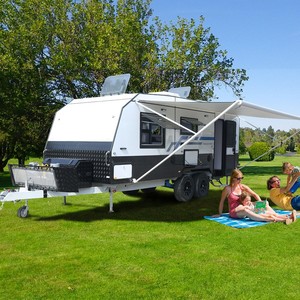 Caravana de Viaje Extrema con Tres Camas, 4x4, Remolque de Viaje, Casa Móvil, Cocina, Baño, Espacio para Dormir, Unidad Familiar para Viajar - Product Image 6