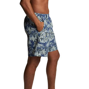 Shorts de surf pour hommes en polyester solide personnalisés avec poches, séchage rapide et protection anti-UV - Product Image 4