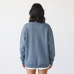 Sudadera Casual Oversize para Mujer 2026 con Hombros Caídos, Cuello Redondo y Bordado para Invierno - Product Image 5